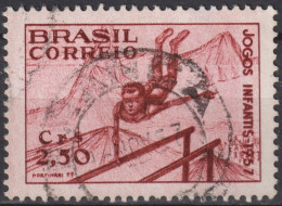 1957 Brasilien ° Mi:BR 910, Sn:BR 847, Yt:BR 629, 7th Children's Games - Rio De Janeiro, Sport - Usados