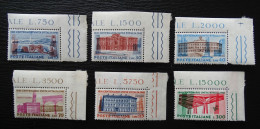 Italien Mi 1107-1112 ** , Jahrestag Der Einigung Italiens - 1961-70: Neufs