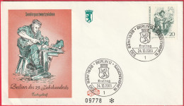 Allemagne (Berlin - 24-10-69) - Enveloppe FDC - Les Berlinois Du 19ème Siècle - 1961-1970