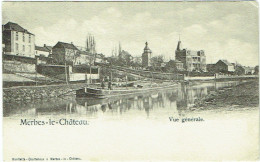 Merbes-le-Château. Vue Générale Avec Péniche. - Merbes-le-Château