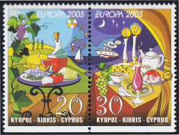Chipre 1064/65 2005 Europa La Gastronomía MNH - Andere & Zonder Classificatie