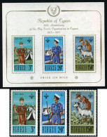 SCO Chipre Cyprus Nº 212/14 + HB 1  1963  MNH - Other & Unclassified