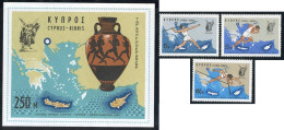 DEP2 Chipre Nº 287/89 +HB 5  1967  MNH - Andere & Zonder Classificatie