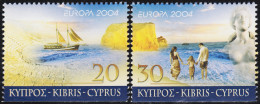 Chipre 1043/44 2004 Europa Las Vacaciones MNH - Autres & Non Classés