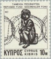 Chipre - 458 - 1977 Fondos Para Los Refugiados Lujo - Andere & Zonder Classificatie
