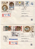 Postal History: Czechoslovakia 12 Covers From Praga 88 Exhibition - Esposizioni Filateliche