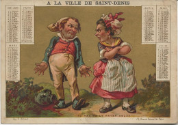 CHROMO - A LA VILLE DE SAINT-DENIS - - PARIS  1881 - Autres & Non Classés
