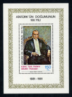 Chipre Turco HB 2 1981 Cent. De Ataturk Lujo - Sonstige & Ohne Zuordnung