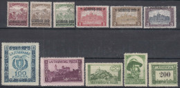 Hungary Lajtabansag 1921 West Hungary Local Post Stamps, Mint Hinged - Lokale Uitgaven