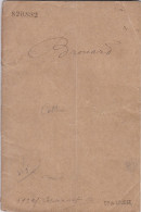 COMPAGNIE DES CHEMINS DE FER DE L OUEST ANCIEN LIVRET DE LA CAISSE DE VIEILLESSE ANNEE 1892 A MR BROUARD LOUIS PARIS - Banco & Caja De Ahorros