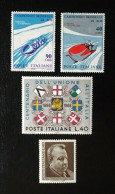 Italien Mi 1198-1200+1201+1205 ** - 1961-70: Mint/hinged