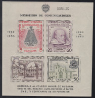 Colombia HB 8 1954 Colegio Nuestra Sra Del Rosario C Aéreo  MNH - Colombia