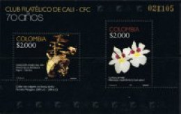 Colombia HB 65 2009 Club Filatelico De Cali MNH - Colombia