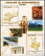 Colombia HB 56 2005 100° Del Departamento De Caldas MNH - Colombia