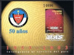 Colombia HB 54 2003 50 Años De DAS MNH - Colombie