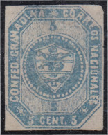 Colombia 3 1859 Escudo Shield MH - Colombie