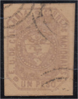 Colombia 18 1862 Escudo Shield Estados Unidos De Colombia Usado - Colombie