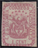 Colombia 28 1865 Escudo Shield Estados Unidos De Colombia MH - Colombia
