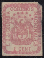 Colombia 28 1865 Escudo Shield Estados Unidos De Colombia Usado - Colombie