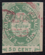 Colombia 32a 1865 Escudo Shield Estados Unidos De Colombia Usado - Colombia