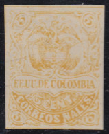 Colombia 51 1870/79 Escudo Shield MH - Colombia
