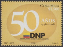 Colombia 1459 2008 50 Años Del Departamento Nacional De Planificación MNH - Colombie