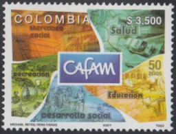 Colombia 1416 2007 50 Años De La CAFAM MNH - Colombia