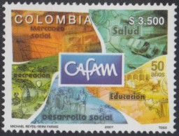 Colombia 1416 2007 50 Años De La CAFAM MNH - Colombie