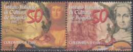 Colombia 1362/1363 2006 500 Años Del Instituto Italiano De La Cultura MNH - Colombia