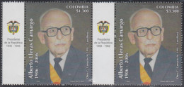 Colombia 1391/1392 2006 Sr. Alberto Lleras Camrago. Hombre De Estado MNH - Colombia