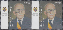 Colombia 1391/1392 2006 Sr. Alberto Lleras Camrago. Hombre De Estado MNH - Colombie