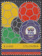 Colombia 1291 2004 100° De La FIFA MNH - Colombia