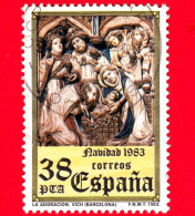 SPAGNA - Usato - 1983 - Natale - L'Adorazione, Vich (Barcellona) - 38 - Gebraucht