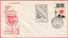 Brésil (Baie De Guanabara - 25-9-67) - Enveloppe FDC - Réunion Du Fond Monétaire International - FDC