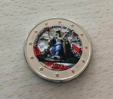 MALTE 2023 - 225 ANS DE L'ARRIVEE DES FRANCAIS - NAPOLEON BONAPARTE - 2 EUROS COMMEMORATIVE COULEUR COLORED COLOR - Malta