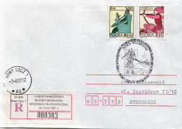 Postal History: Poland 4 R Covers With Special Cancels - Lettres & Documents