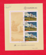 PTB1593- PORTUGAL 1983 BLOCO 56 (selo 1615)- USD_ EUROPA CEPT - 1983