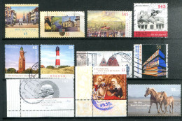 REPUBLIQUE FEDERALE ALLEMANDE - Lot De 11 Timbres De L'année 2007 - Annual Collections