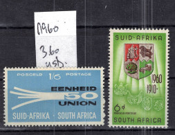 CHCT74 - Union, 1960, MNH, 2 Values, Suid Afrika, South Africa - Neufs