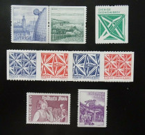 Schweden Mi 2855-2856+2857+2858-2861+2862-2863 ** - Unused Stamps