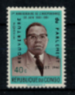 Congo Kinshasa - "Anniversaire De L'Indépendance : Général Mobutu : Réouverture Du Parlement" - Neuf 1* N° 447 De 1961 - Nuevas/fijasellos