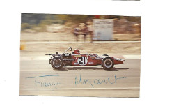 Autographe Du Pilote Francis MIGAULT Sur Photo La Photo De Sa Formule 1 - Deportivo