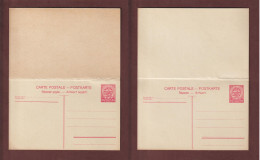 LUXEMBOURG - Entier Postal Neuf - 1910/1930 - Carte Postal Avec Réponse Payée - 5 Scan - Interi Postali
