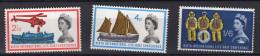 P2056 - GRANDE BRETAGNE Yv N°375/76 +377A ** Securité Maritime (377 Phosphore) - Unused Stamps