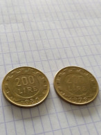 5 Pièces De 200 Lires 1977 -1979 - 1980 -1981 - 1981 - 200 Lire