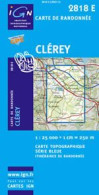 Carte IGN CLEREY 1/25000 2818E Saint Parres Les Vaudes - Carte Topografiche