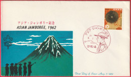 Japon (Gotenba - 3-8-37 (62)) - Enveloppe FDC - Anniversaire Du Jamboree (Scoutisme) (Recto-Doc Intérieur) - FDC