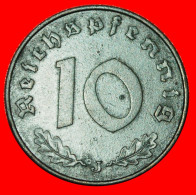 * HAMBURG 1940-1945: GERMANY  10 REICHSPFENNIGS 1941J SWASTIKA 3 REICH (1933-1945)! · LOW START ·  NO RESERVE! - 10 Reichspfennig