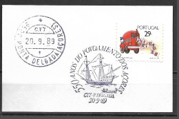 Portugal, 1989 - 550 Anos Do Povoamento Dos Açores - FDC