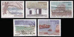 Dinamarca - 735/39 - 1981 Paisajes De La Isla Lujo - Autres & Non Classés